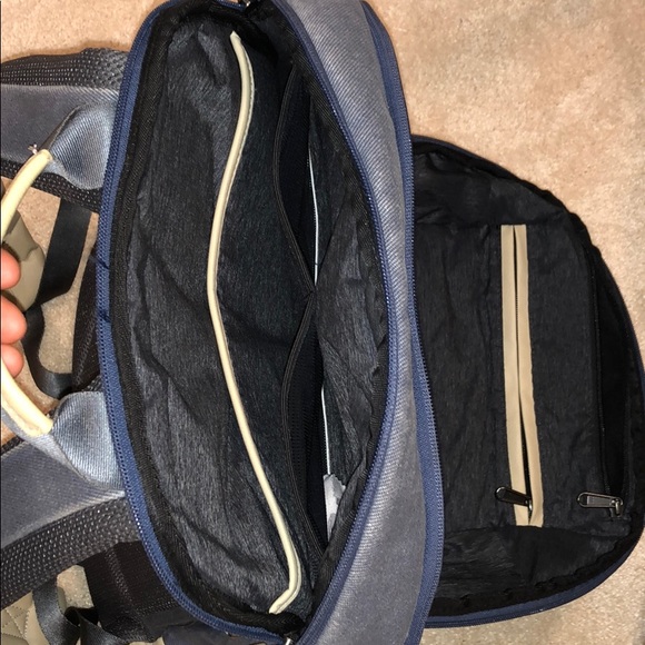 Vessel blue/cream multi-use backpack - Picture 3 of 7